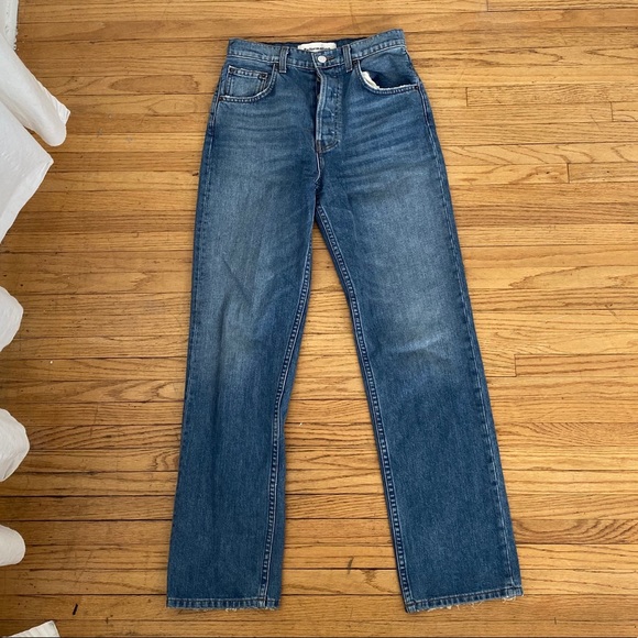 Reformation Cynthia Relaxed Jean size 25 - Picture 2 of 6